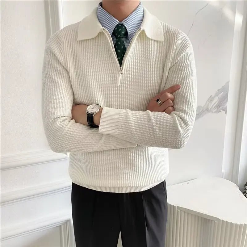 Old Money Versatile Men's Casual Jersey Knitwear - We Are Old Money CE543FCF64F946B4A5CDE21E1ED8E3BA