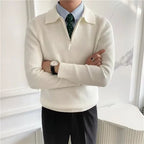 Old Money Versatile Men's Casual Jersey Knitwear - We Are Old Money CE543FCF64F946B4A5CDE21E1ED8E3BA