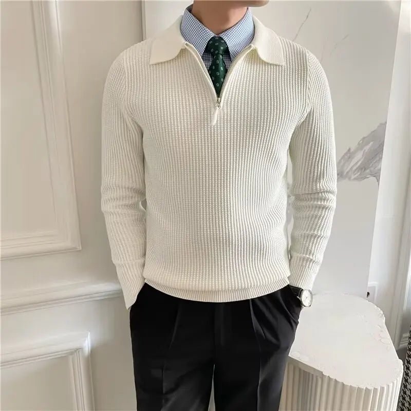 Old Money Versatile Men's Casual Jersey Knitwear - We Are Old Money CE543FCF64F946B4A5CDE21E1ED8E3BA