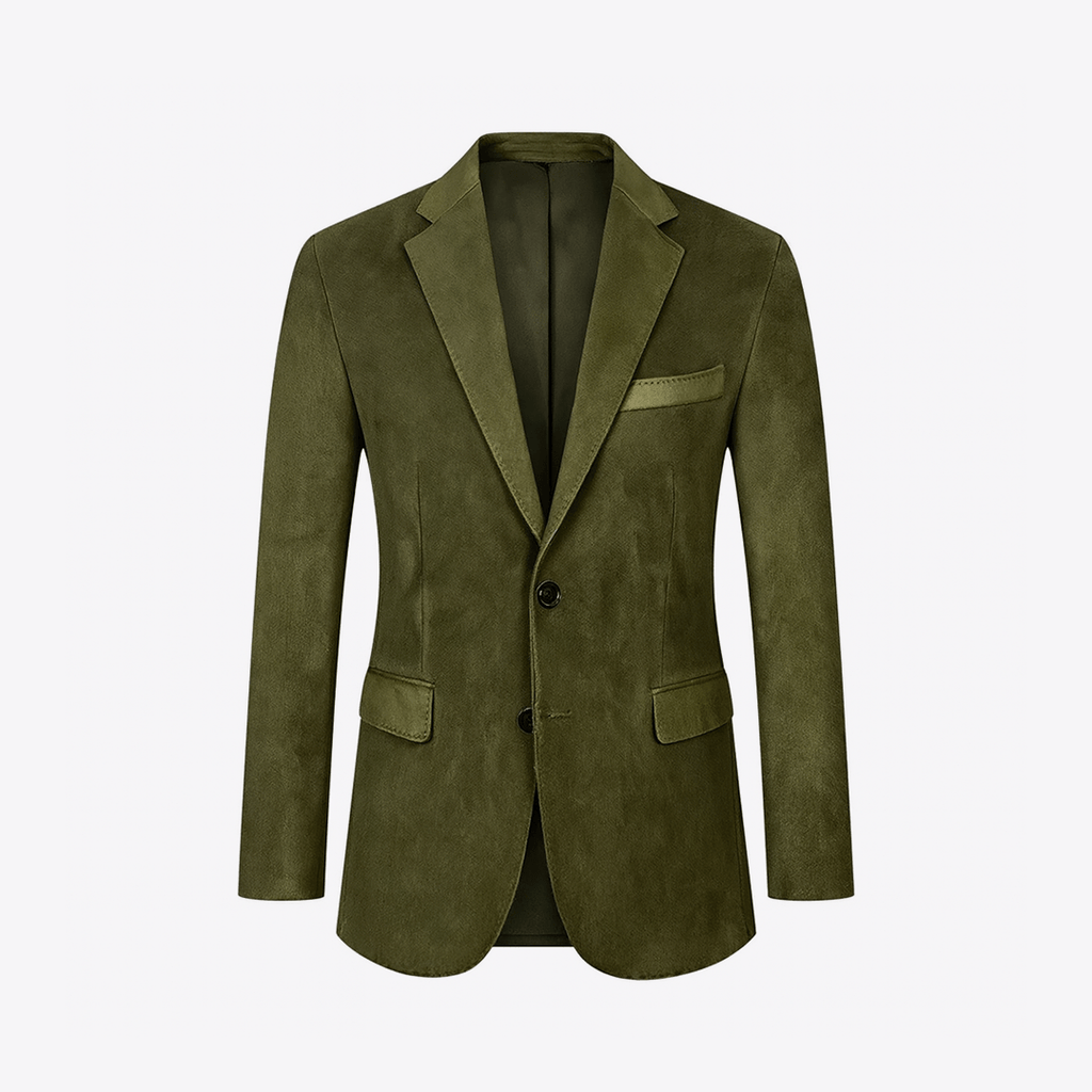 Old Money Deerskin Casual Men's Suit Jacket - We Are Old Money ACC5CE85D144407699E663B002BB401D