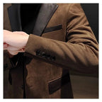Old Money Deerskin Casual Men's Suit Jacket - We Are Old Money ACC5CE85D144407699E663B002BB401D