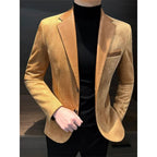 Old Money Deerskin Casual Men's Suit Jacket - We Are Old Money ACC5CE85D144407699E663B002BB401D