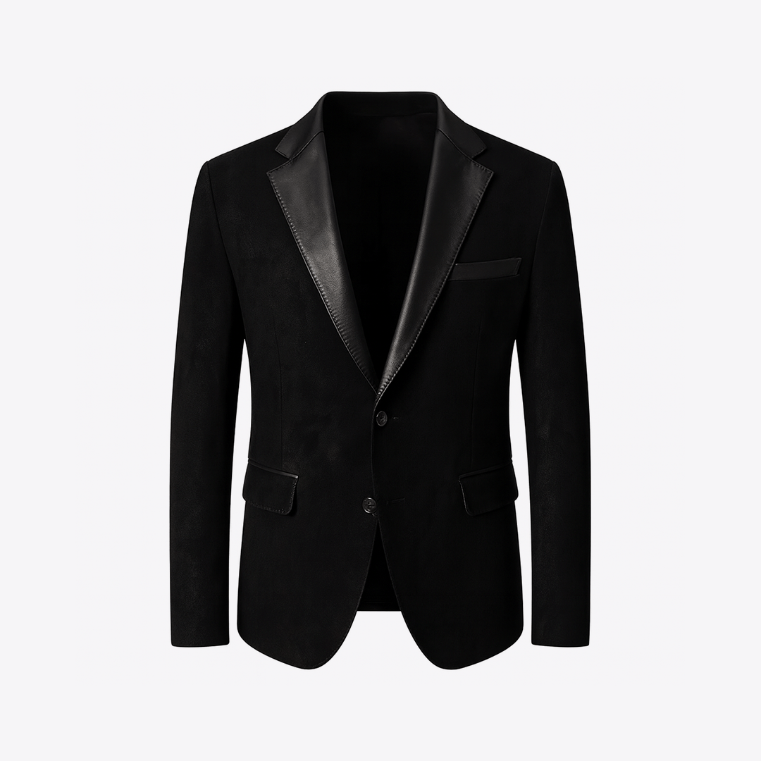 Old Money Deerskin Casual Men's Suit Jacket - We Are Old Money ACC5CE85D144407699E663B002BB401D