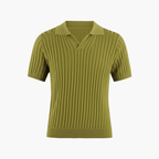 Old Money Men's Knitted Polo Shirt - We Are Old Money A52D47F82EE74CF7BD5181C14DD19B76
