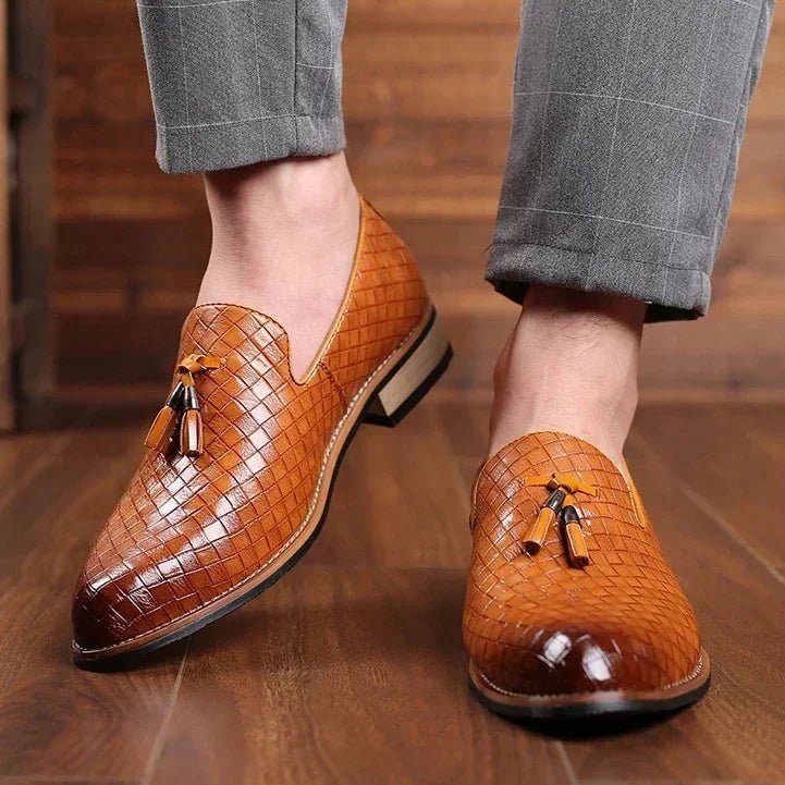 Old Money Luxury Leather Loafers Shoes - We Are Old Money 7F58CAD05308481C9A3328993B32FB10