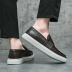 Old Money Leather Penny Loafers - We Are Old Money DEE7B58B9AEC4D54B35A24B1F7C1DE79