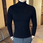 Old Money Sterling Cable-Knit Turtleneck - We Are Old Money 3C5A8E3CC6EE4EB5B4169708422C2402