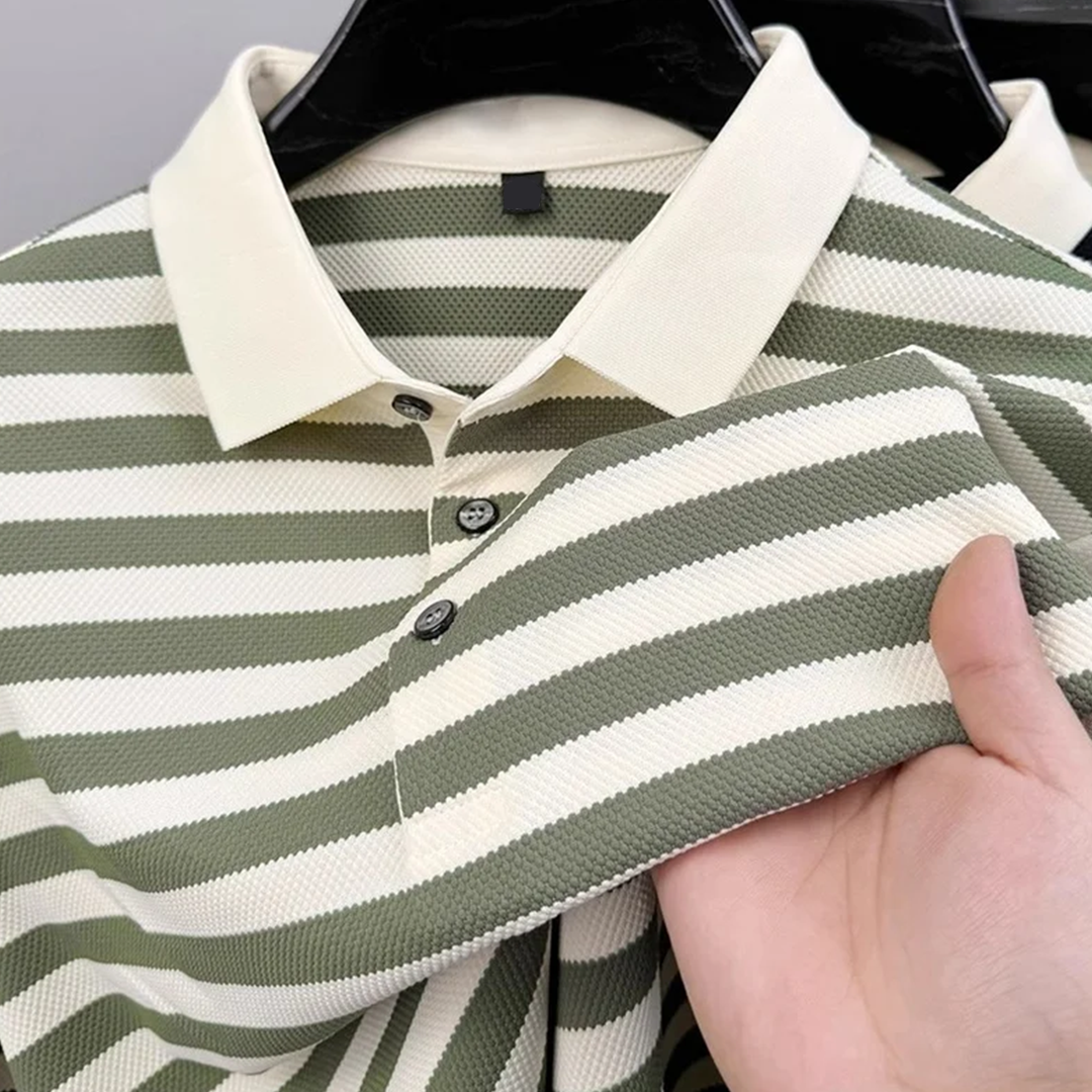 The Yacht Club Stripe Polo