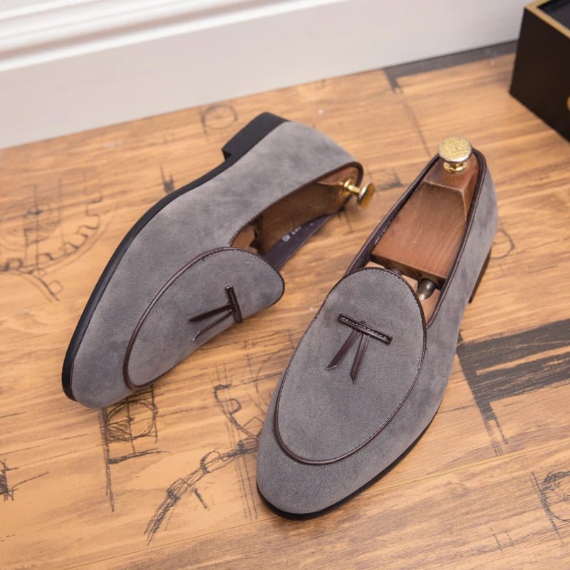 Old Money Men's Suede Leather Shoes - We Are Old Money 62907ADB73424AA7A0691982E5EC323F