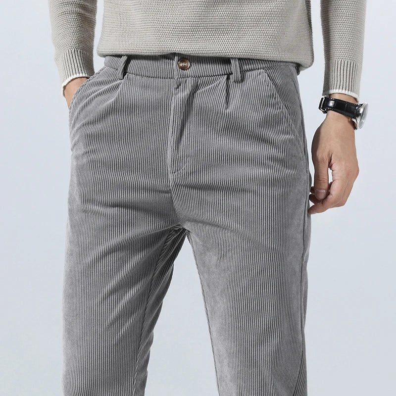 Old Money Men’s Corduroy Trousers - We Are Old Money 1779B9D349ED45A0B2DBA41276F791E1