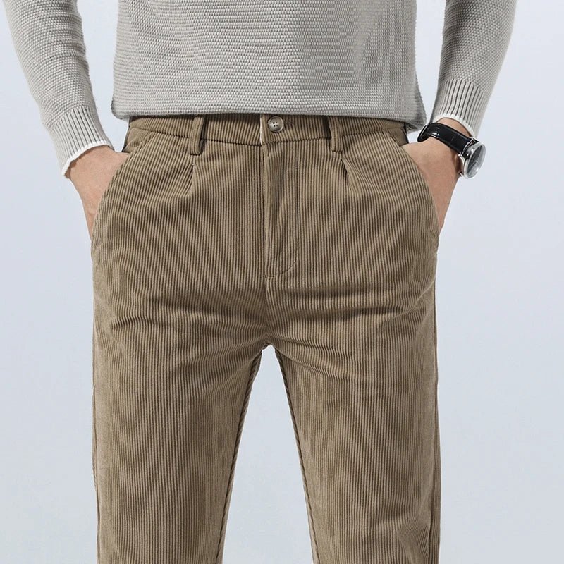 Old Money Men’s Corduroy Trousers - We Are Old Money 1779B9D349ED45A0B2DBA41276F791E1