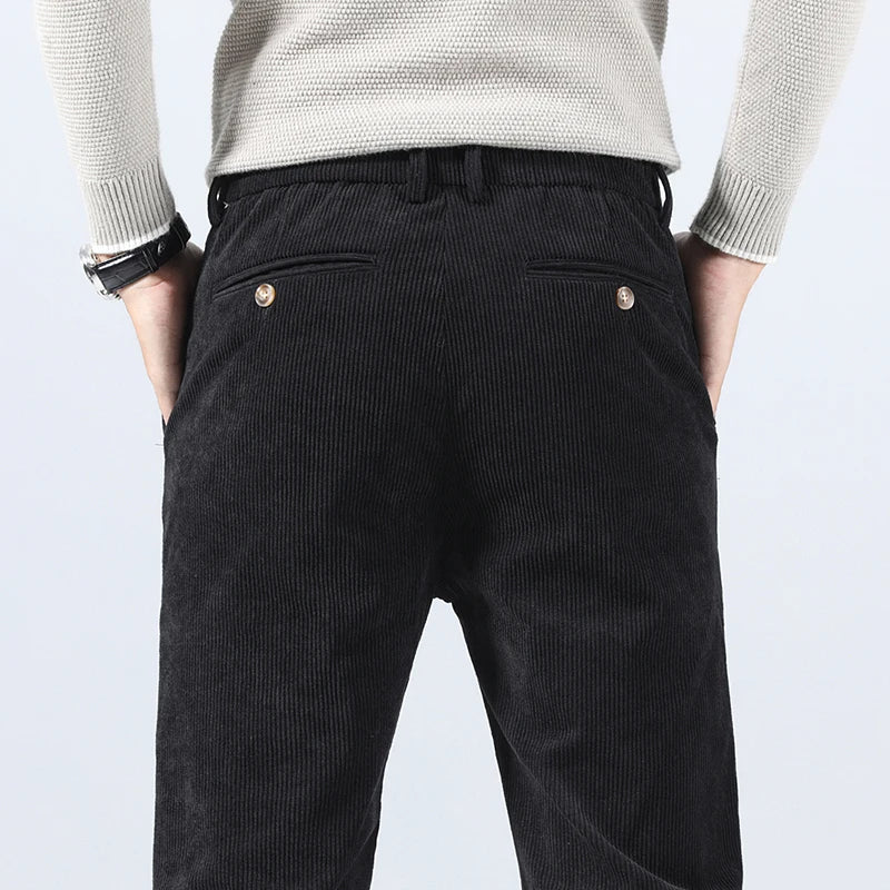 Old Money Men’s Corduroy Trousers - We Are Old Money 1779B9D349ED45A0B2DBA41276F791E1