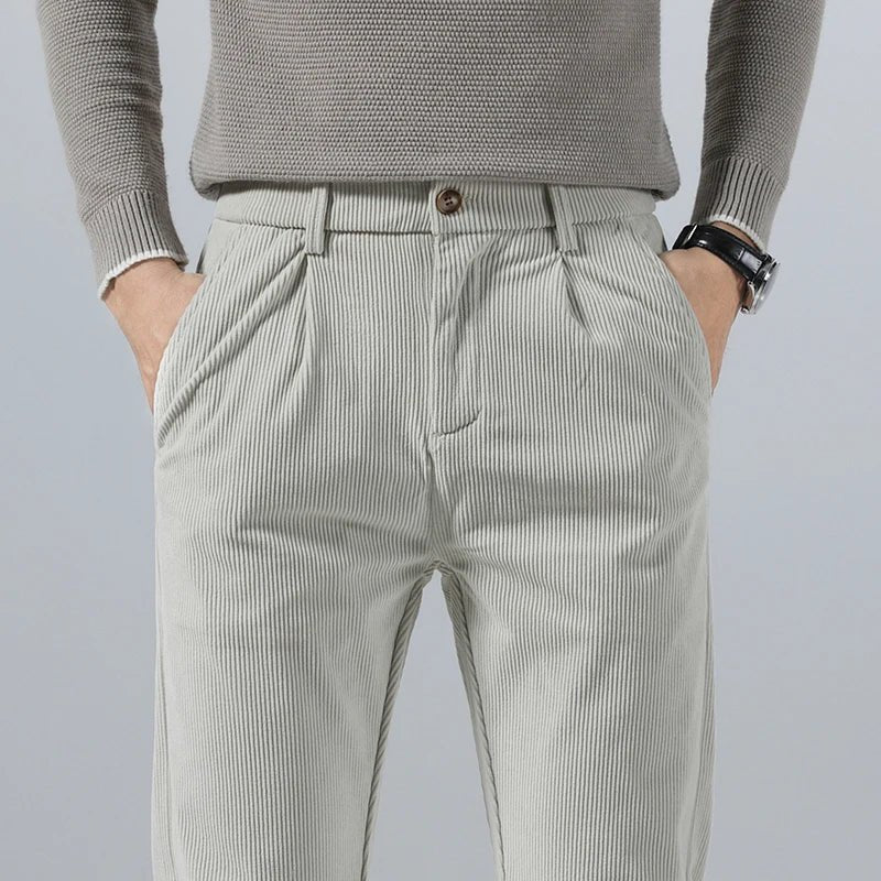 Old Money Men’s Corduroy Trousers - We Are Old Money 1779B9D349ED45A0B2DBA41276F791E1