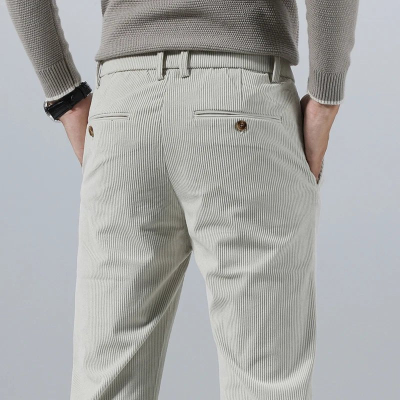 Old Money Men’s Corduroy Trousers - We Are Old Money 1779B9D349ED45A0B2DBA41276F791E1
