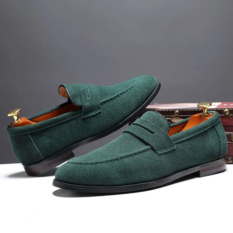 Old Money Harrington Suede Loafers - We Are Old Money 537BFA3F05924D68B24F07034FBD8934