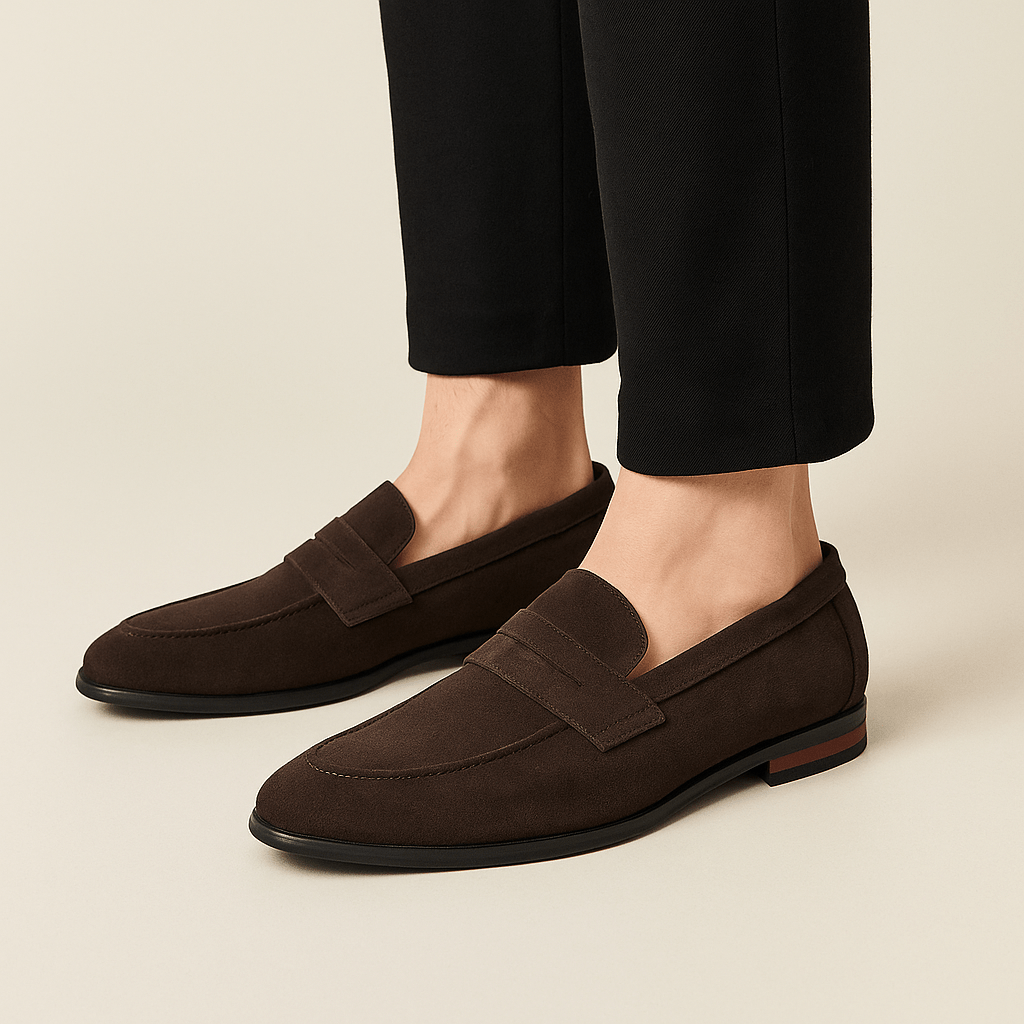 Old Money Harrington Suede Loafers - We Are Old Money 537BFA3F05924D68B24F07034FBD8934