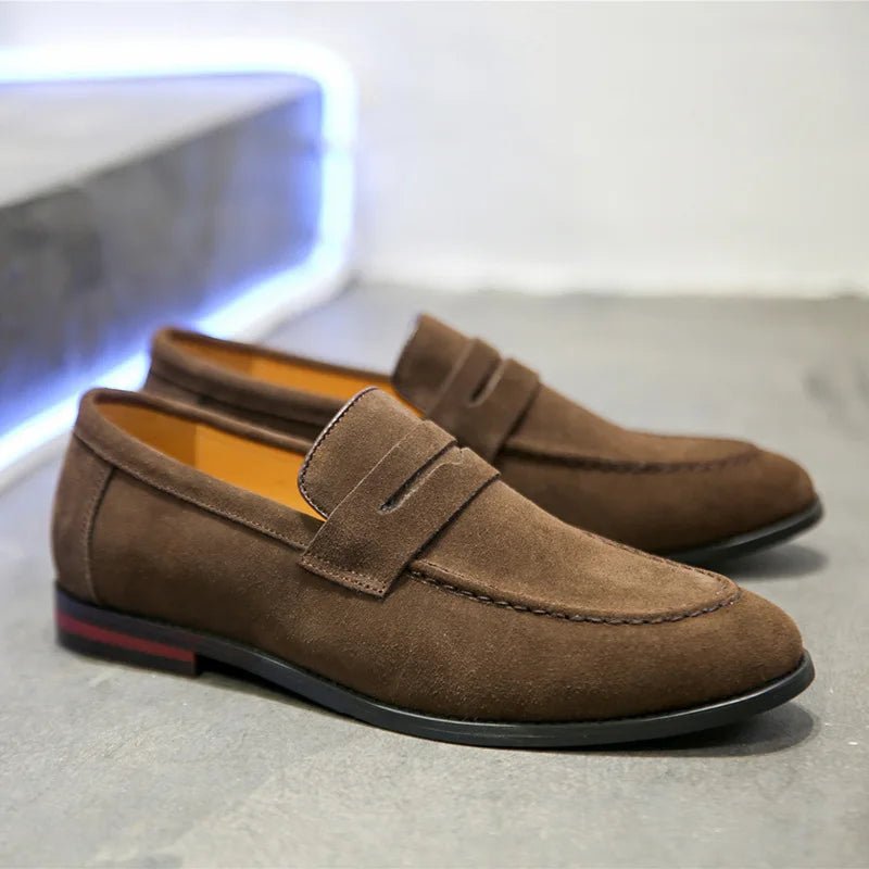 Old Money Harrington Suede Loafers - We Are Old Money 537BFA3F05924D68B24F07034FBD8934