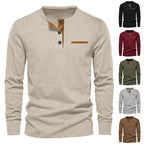 The Langford Corduroy Henley Shirt – Timeless Seasonal Wear - We Are Old Money 11640D7A0A8141C2BB83F90C0711F367