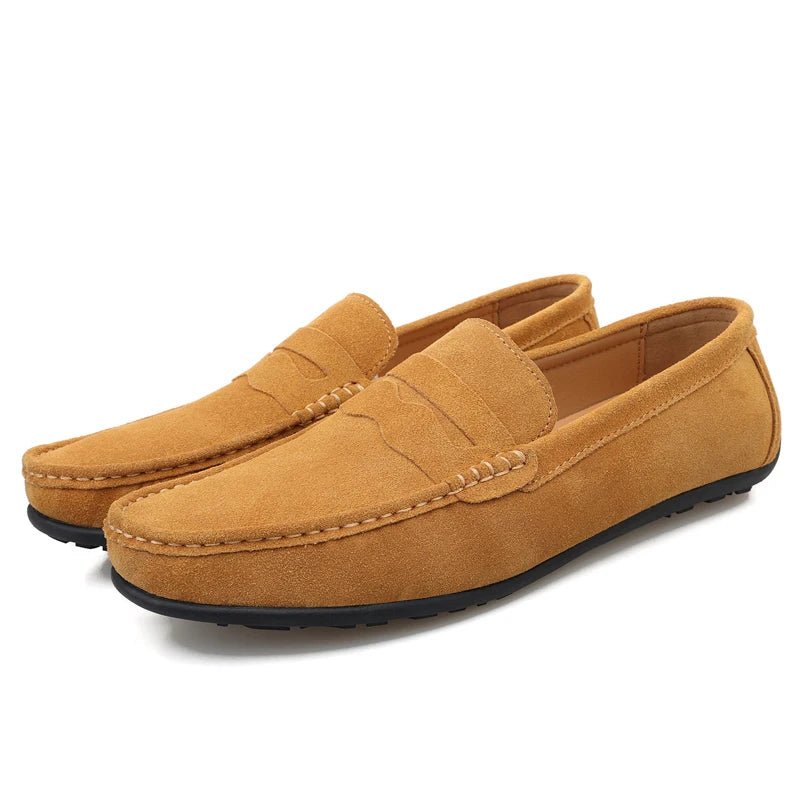 Old Money Handmade Suede Loafers Shoes - We Are Old Money 5D4B135534A44553A3E0FDE1AE5674A4