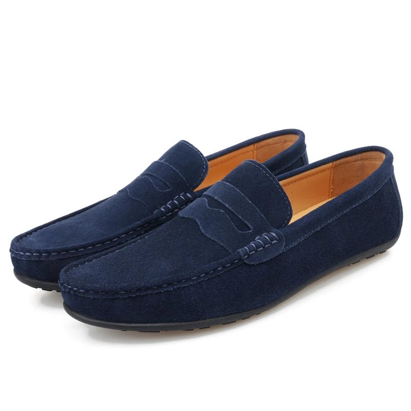 Old Money Handmade Suede Loafers Shoes - We Are Old Money 5D4B135534A44553A3E0FDE1AE5674A4