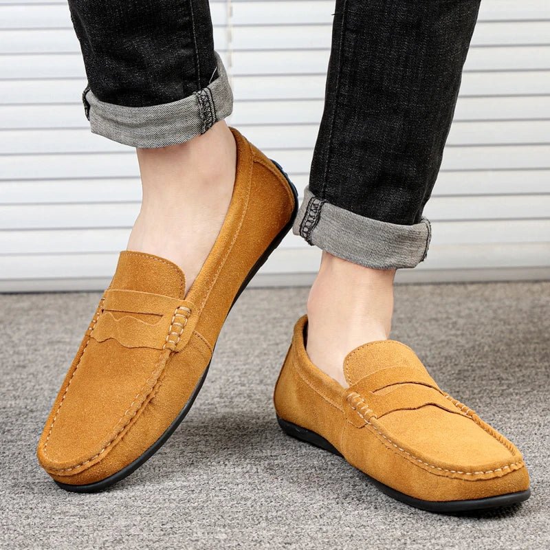 Old Money Handmade Suede Loafers Shoes - We Are Old Money 5D4B135534A44553A3E0FDE1AE5674A4