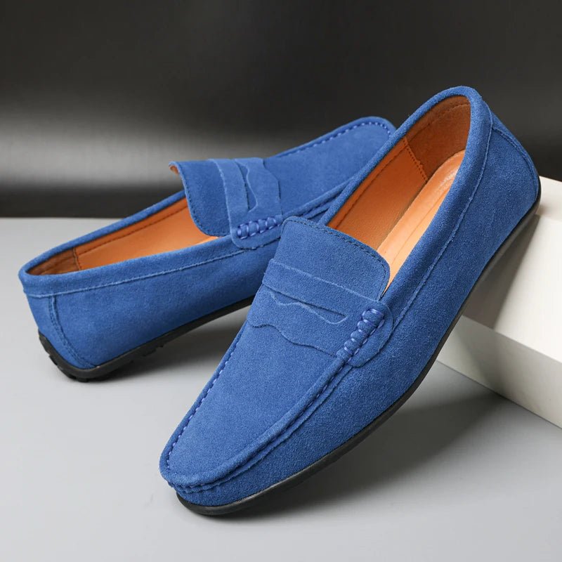 Old Money Handmade Suede Loafers Shoes - We Are Old Money 5D4B135534A44553A3E0FDE1AE5674A4