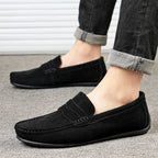 Old Money Handmade Suede Loafers Shoes - We Are Old Money 5D4B135534A44553A3E0FDE1AE5674A4