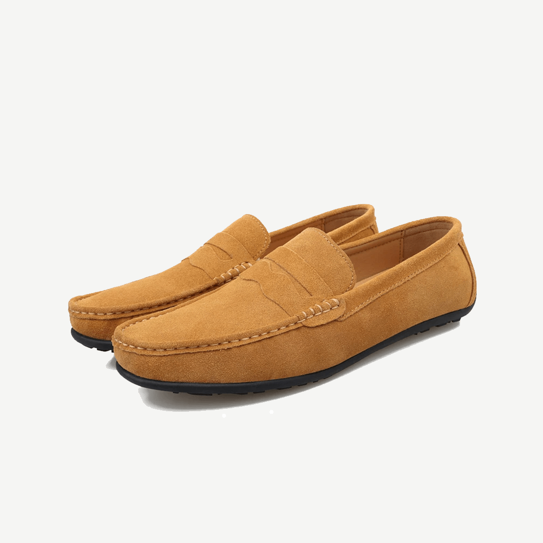 Old Money Handmade Suede Loafers Shoes - We Are Old Money 5D4B135534A44553A3E0FDE1AE5674A4