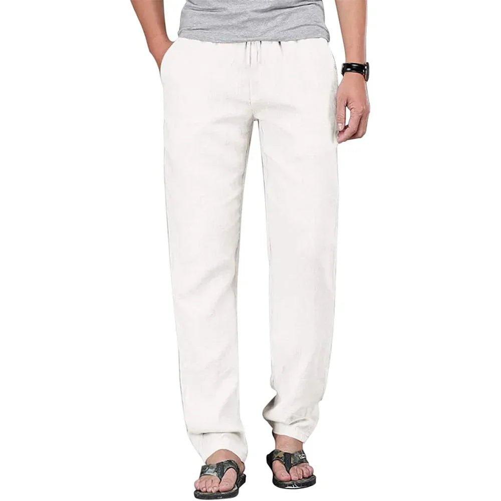 Old Money Cotton Linen Trousers - We Are Old Money E6DF23A088AD4E2BB8B6028AA83E9B0A