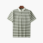 Old Money Men’s Striped Polo Shirt - We Are Old Money EE56E300261B4D758B04C909428D96E9