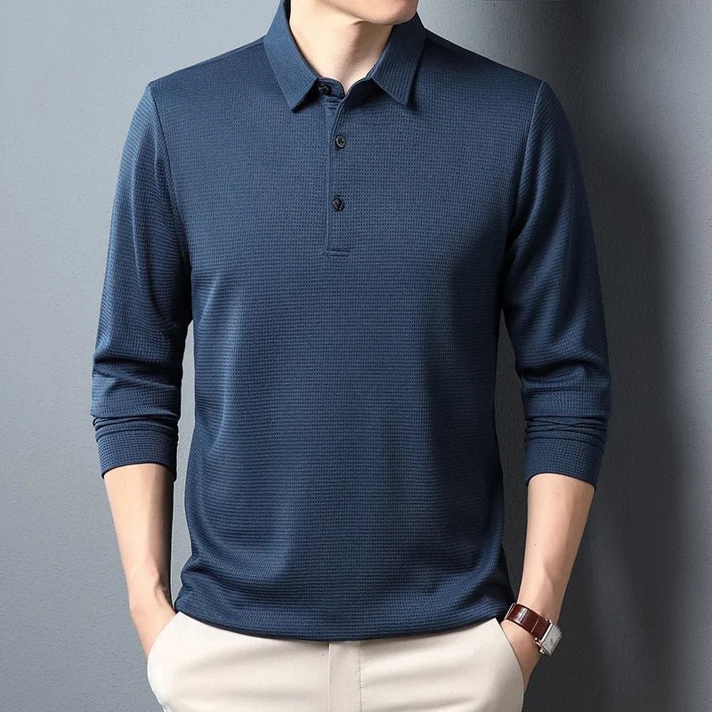 Old Money Men’s Business Casual Long Sleeve Shirt - We Are Old Money A87BCE7E1B624932937409290DC6C41E