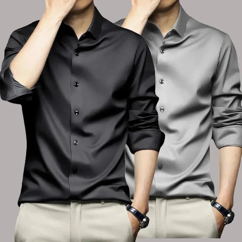 Old Money Men’s Shirts Long Sleeve - Anti-Wrinkle - We Are Old Money 1097E362EEFF4E549452AF85FD5365B2