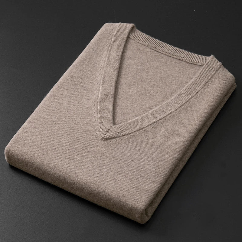 Old Money Pullover Cashmere Sweater - We Are Old Money E135876EDF204170B33A090578841B40