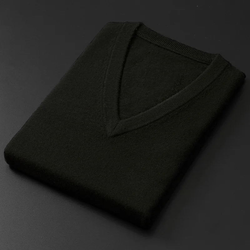 Old Money Pullover Cashmere Sweater - We Are Old Money E135876EDF204170B33A090578841B40