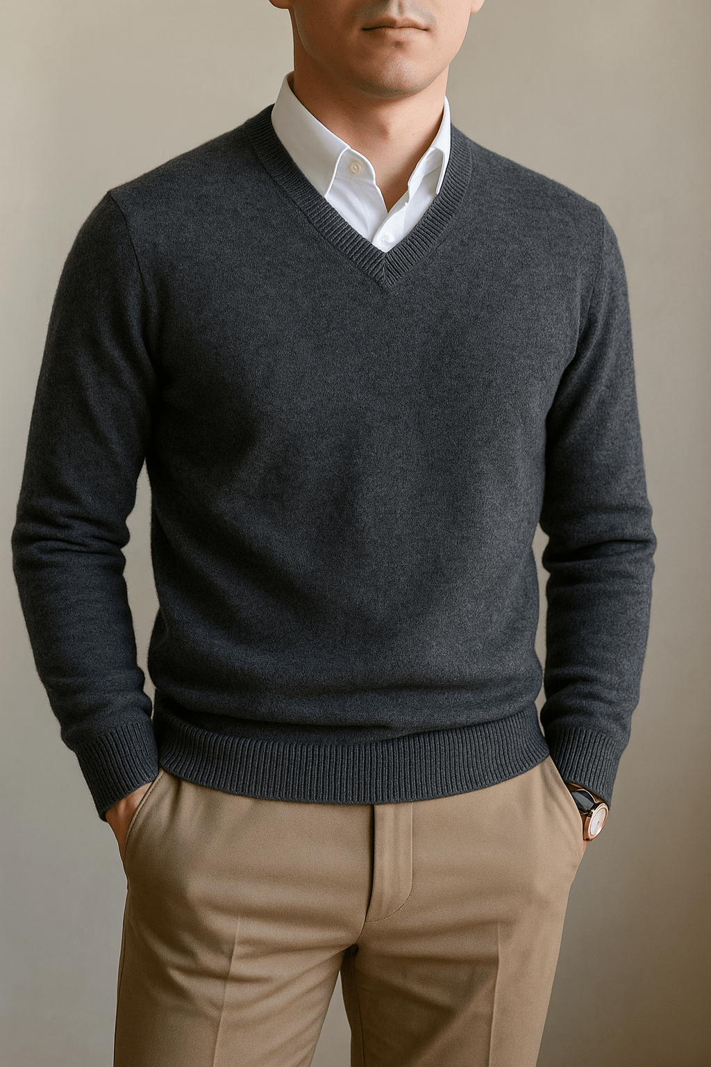 Old Money Pullover Cashmere Sweater - We Are Old Money E135876EDF204170B33A090578841B40