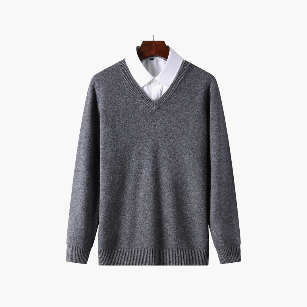Old Money Pullover Cashmere Sweater - We Are Old Money E135876EDF204170B33A090578841B40