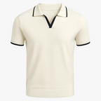 Old Money Turn-down Collar Polo Shirt - We Are Old Money BB399AB55D5B4E3C894C289B1D7D8C2F