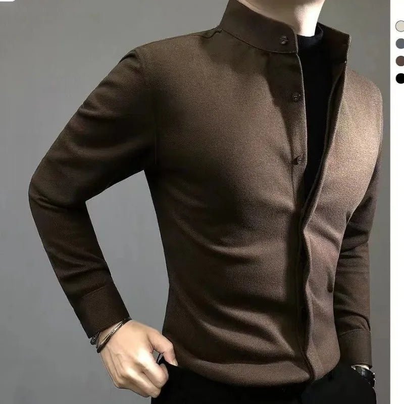 Old Money Collar Warm Long Sleeve - We Are Old Money 3A2F488290064B309BE2885BBB315C73