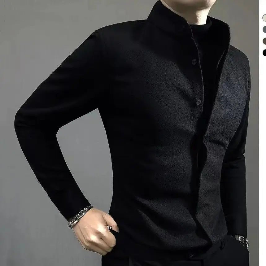 Old Money Collar Warm Long Sleeve - We Are Old Money 3A2F488290064B309BE2885BBB315C73